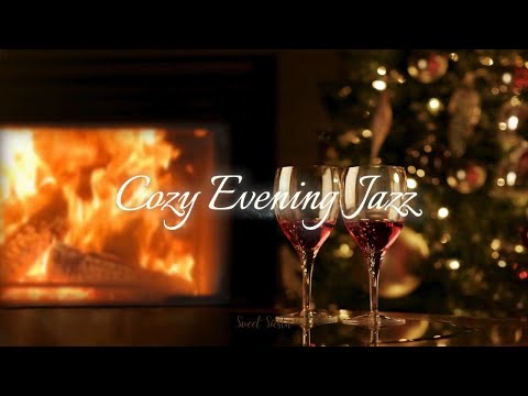 🎄Cozy Fireplace Jazz | Christmas Tree, Crackling Fire & Relaxing Vibes