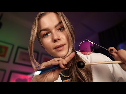 ASMR Doctor Lizi Home Visit for Cranial Nerve Exam.  Soft Spoken ~ Personal Attention