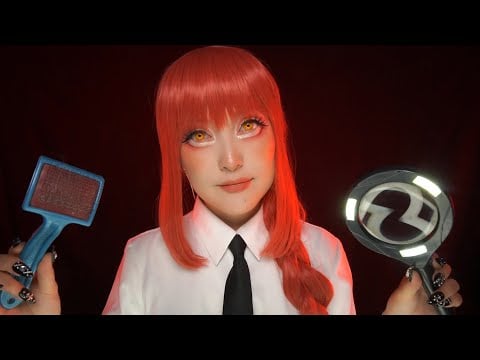 АСМР Расчешу твою шерстку 🐕 ASMR Makima Chainsaw Man ⛓ RP (SUB)