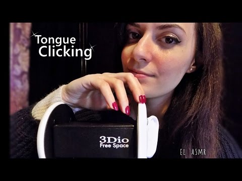 [ASMR No talking] 20 minutes of intense TONGUE CLICKING!♥ (sound of my intro!) *3Dio*