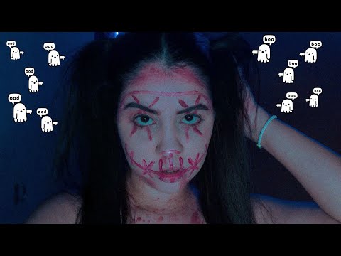 ASMR HELLOWEEN - TE FAZENDO DORMIR COM SONS DE BOCA E CHUVA