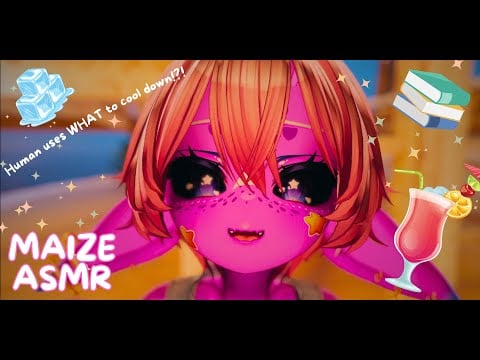 Stay Cool the Purpurin Way! Maize's Drink & Educational Alien Summer Tips | VRChat ASMR roleplay