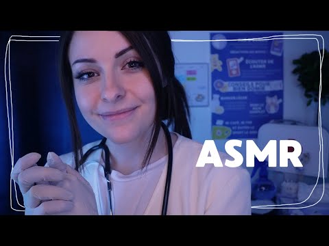 DR. KALI 👩‍⚕️ Examen médical relaxant 😌🔵 (ASMR Français)