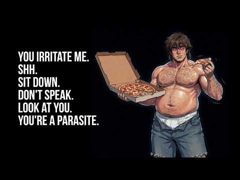 ASMR let me degrade you (aggressive roleplay + energy cord cutting)
