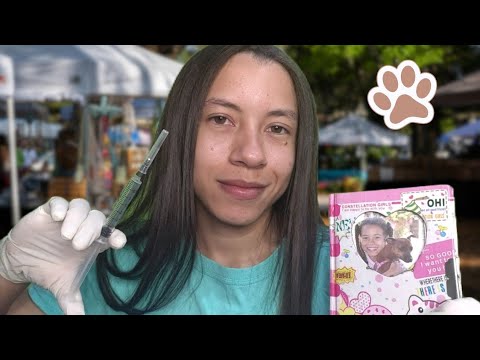 ASMR ROLEPLAY FEIRA DE VACINAÇÃO PET 🐾 💉