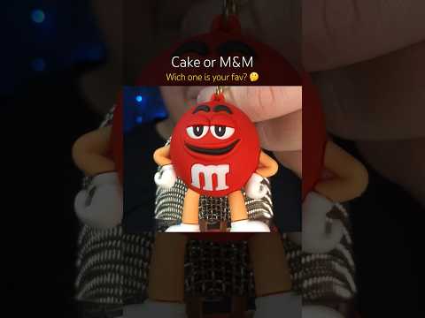 Cake or M&M? ❤️ #asmr