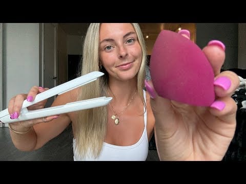 ASMR| Getting you ready FAST | Hair and Makeup