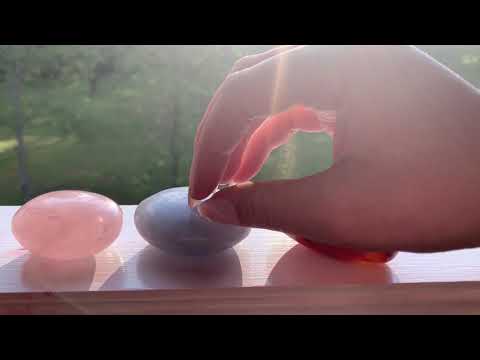 theosophy chat while tapping on crystals ASMR