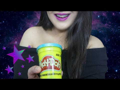 ASMR Kids Play Doh - Playing, Squishy, Poking Sounds - 3Dio Binaural