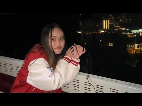 ASMR inside a cable car ( public asmr )