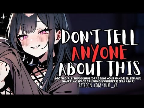 Dom Goth Girl Crashes Your Room ♡ soft dom x willing | friends to lovers ♡ F4A ASMR Roleplay