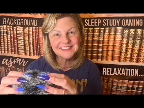 1 Hour of Background ASMR for Sleep, Study, Relaxation [No Talking] Tapping, Scratching - Long Nails