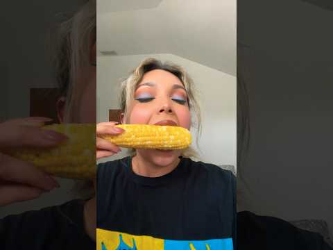 CORN ON THE COB ASMR | corn munching eating sounds