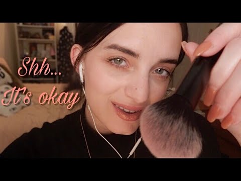 ASMR| Shh...It's okay + Relaxing Hand Movements