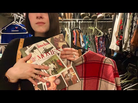 ASMR Winter Clothing Store🧣(typing, writing, measuring, fabric sounds)