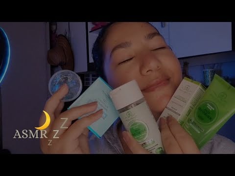 ASMR - Tratamento Na Sua Pele Oleosa | Skincare Noturno (SONS REAIS)