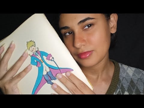 ASMR LENDO pra você até VOCÊ DORMIR 😴 💤 "o pequeno príncipe"