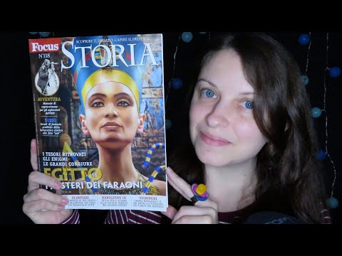 ASMR SOPORIFERO 📖  SFOGLIO UNA RIVISTA ASMR ITA