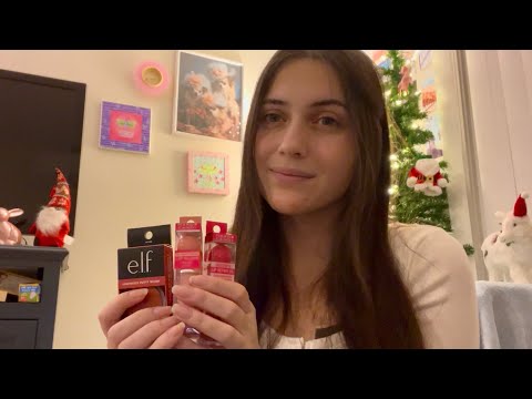 ASMR Christmas Haul (softly spoken, tapping)