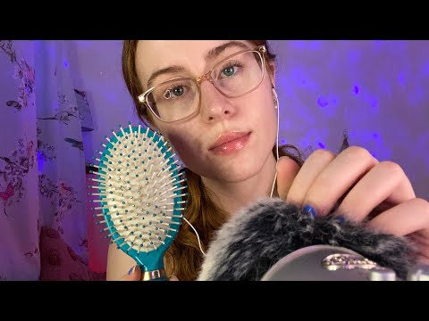 ASMR - Intense Head Scratch & Fluffy Mic Brushing, Brush Sounds | NO TALKING