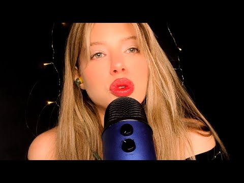 Mouth Sounds | ASMR (soft finger & mic licks, gentle kisses) no talking