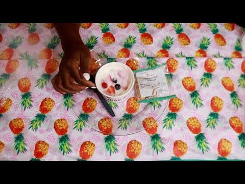 PARFAIT YOGURT ASMR EATING SOUNDS