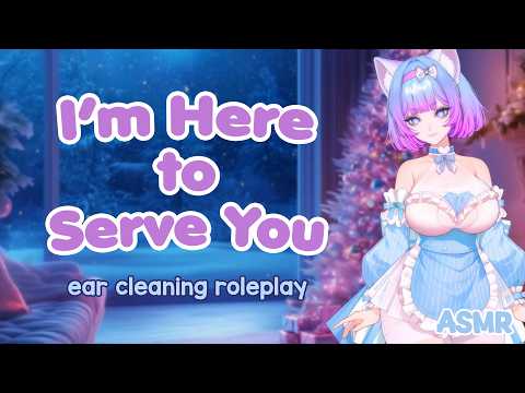 ASMR🧹Overly Devoted Maid Gently Cleans Your Ears (Ear Cleaning Roleplay)
