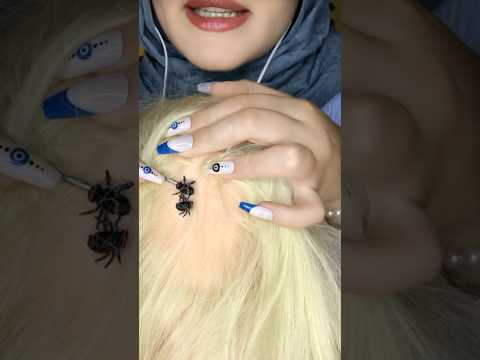 ASMR Bugs Plucking & Scalp Massage #asmr #satisfying #asmrmassage #tingles #relax #fyp #shorts
