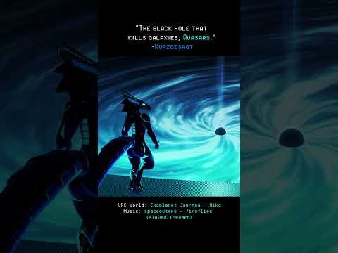 Alone... drifting in space and observing a Quasar #space #furry asmr #vrchat #Synth #exoplanets