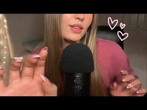asmr up close whispers, tongue fluttering, & mic biting triggers