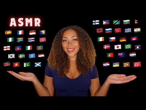 ASMR When I Speak In YOUR Language, You Can Go To Sleep 💤 (100 Languages, Clicky Whispers) 🤯 🌎