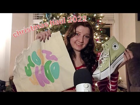 ASMR what i got for Christmas haul 2022 🎄