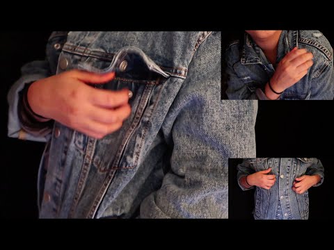 ASMR | Jean Jacket Scratching