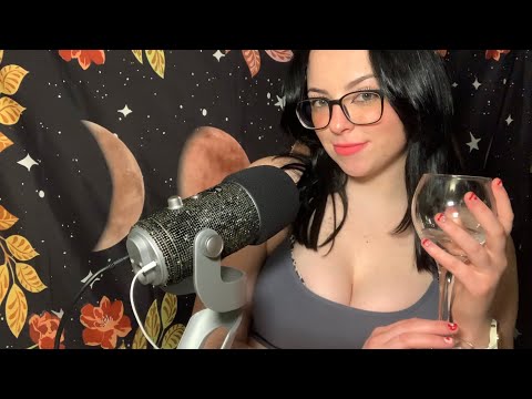 ASMR - Wine Glass Kisses 😘🍷💋