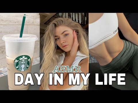 ASMR - Day in my life während Corona (Gym/YouTube/Food) Voice Over Whispering German/Deutsch