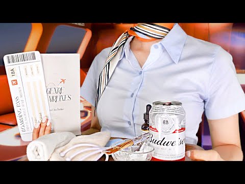 ASMR | First-Class Lounge Flight Attendant✈ Roleplay | Skincare, Massage, Personal Attention