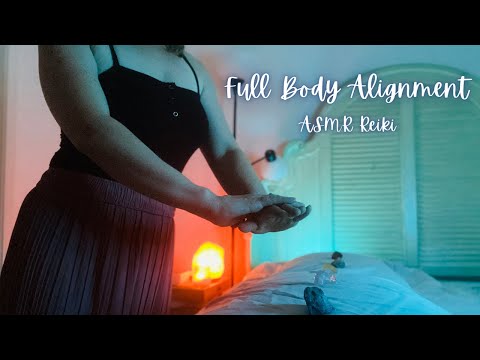 POV Reiki ASMR Full Body Alignment☯️ - POV, Smoke Cleanse, Whispered, Scooping, Crystals, Aura Spray