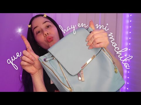 ASMR: Que hay en mi mochila (Rápido Agresivo)