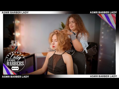 💈 ASMR Scalp and Hair Massage by Barber Lady Elle