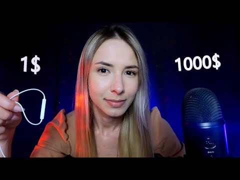 ASMR - Microfone $1 VS Microfone de $1,000