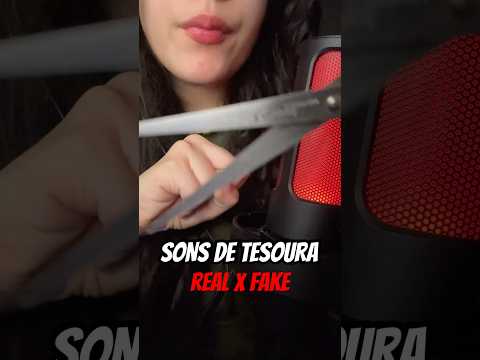 sons de tesoura #asmrbrasil #relax #tingles #visualtingle #mouthsounds #scissors #vaiprofycaramba