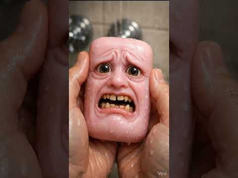 POV:Your Bathroom Objects Are Alive… ASMR 🧼 #asmr #ai
