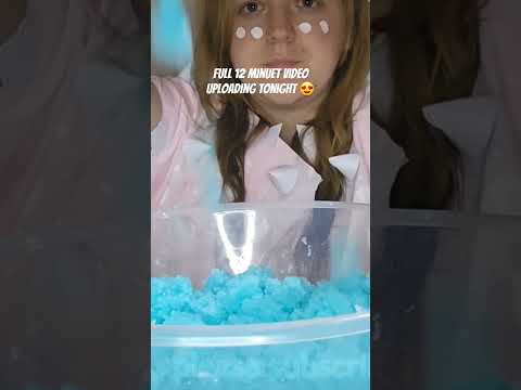 sea urchin sue tries asmr 😍 half forward half reversed 💦 #asmr #watersounds #Gelli #tingles #tingles