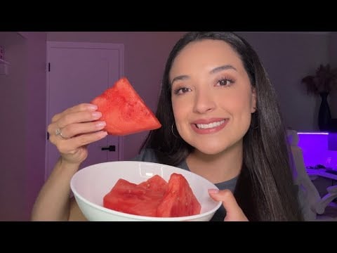 ASMR | Eating juicy watermelon! 🍉