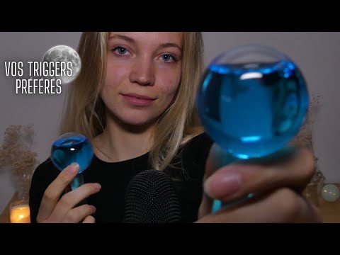 ASMR FR I Vos triggers préférés 2 (massages, visuels, close whispering, brushing...)