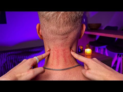 ASMR 💜 Focused Nape Scratching for Anxiety Relief (No Talking)