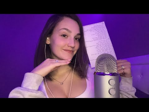 ASMR if you say YES you can go to sleep (50 Random questions) 