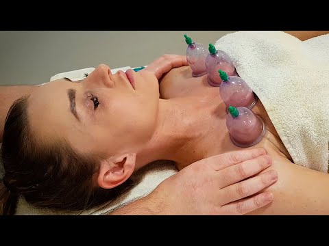 [ASMR] Full Body Cupping massage - Chest, Back, Legs & Glutes  [no Talking][No Music]