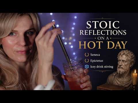 ASMR on Stoicism | Does desire produce sorrow? & other reflections on a hot day, while stirring ice