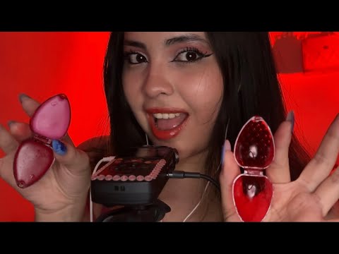 ASMR Morango cheio VS Morango Vazio 🍓